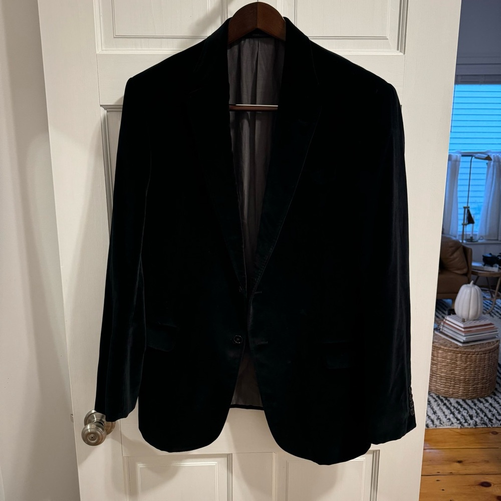 Armani velvet smoking jacket 42R